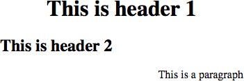 Yellow background. Header 1= large font, green highlight. Header 2 = medium font. Normal paragraph font = normal size, pink highlight